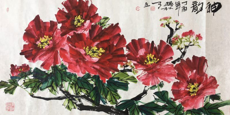 牡丹作品欣赏