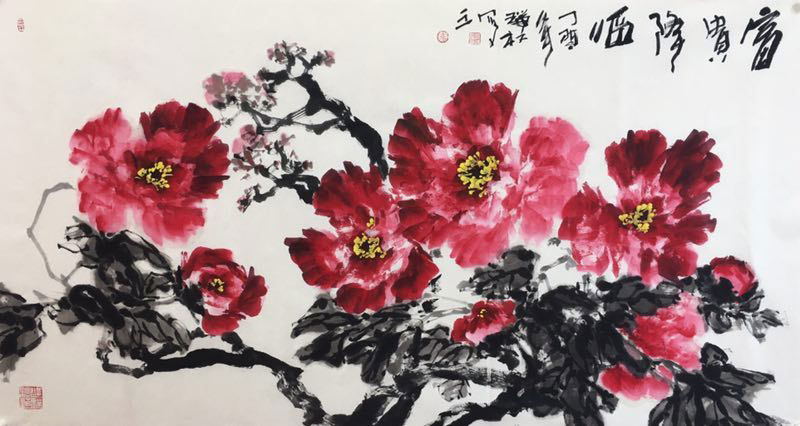 牡丹作品欣赏