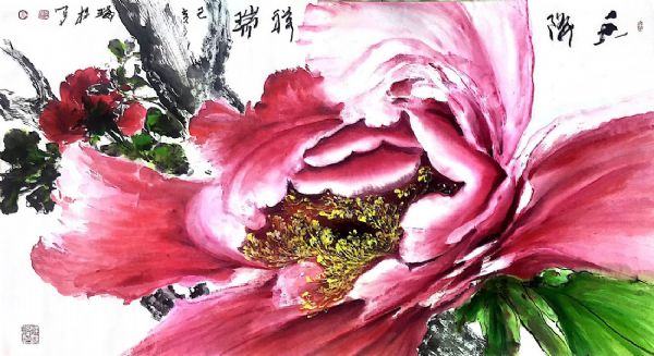 肖瑞权画作-天降祥瑞