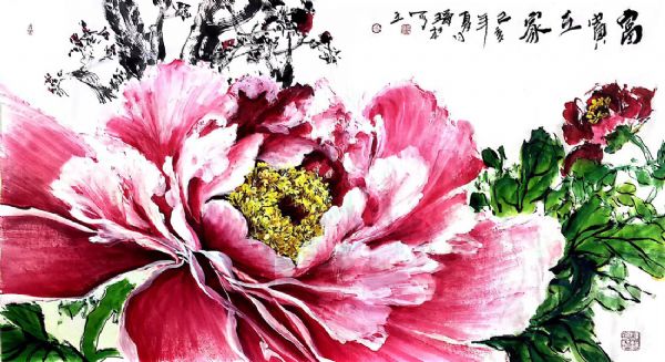 肖瑞权画作-富贵之家