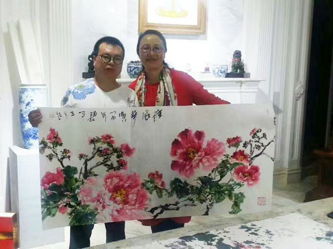 合影
