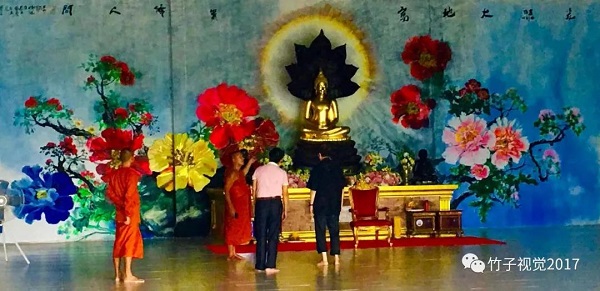 泰国富贵寺，中国元素与神佛一起接受膜拜